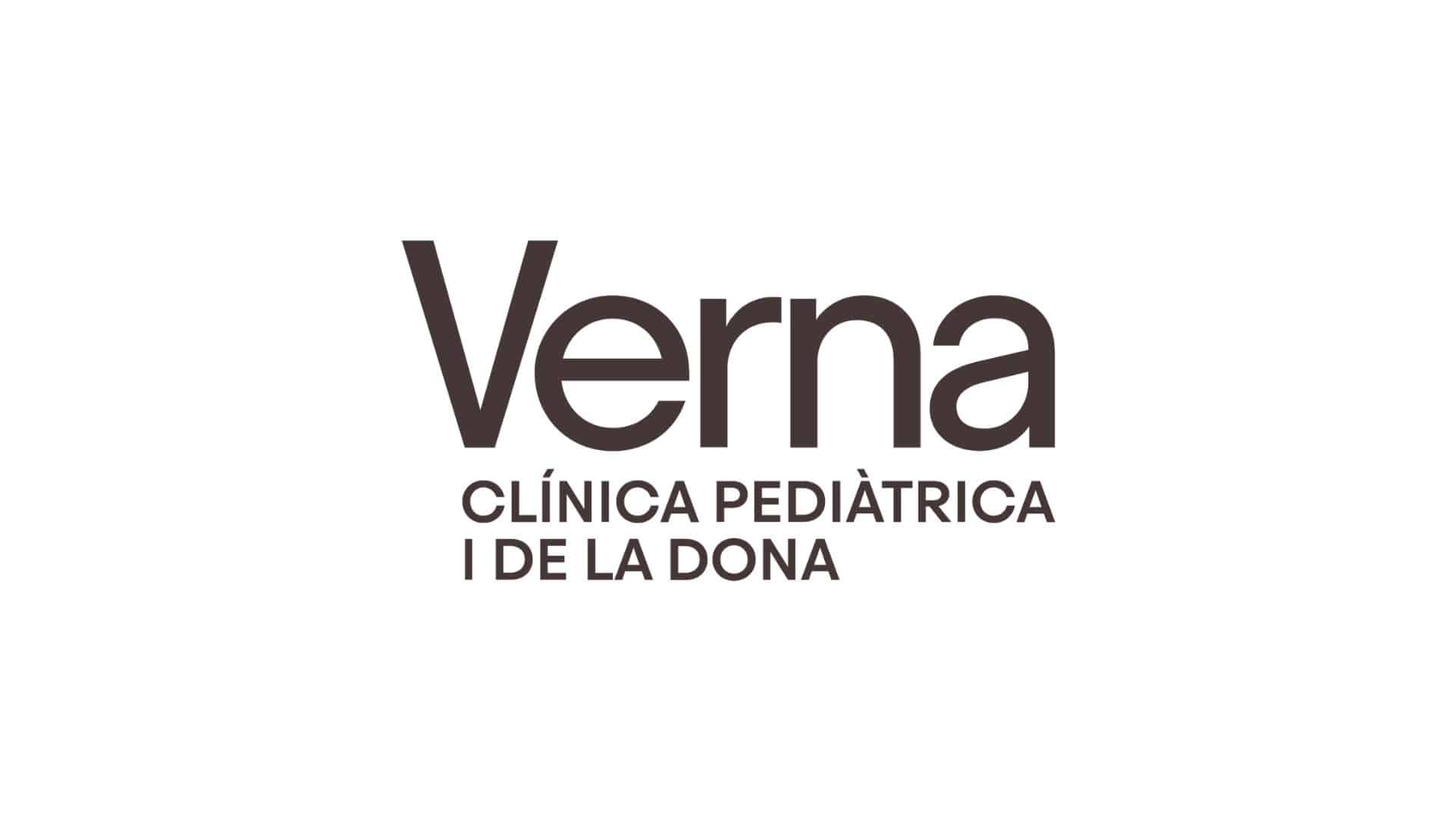 Logotip de la Clínica Verna amb el text 