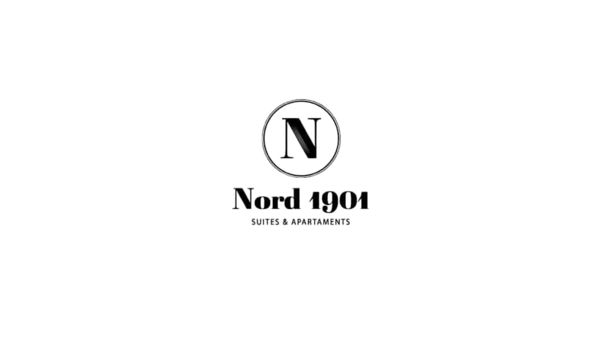 Logotip del Hotel Nord 1901 amb la lletra N