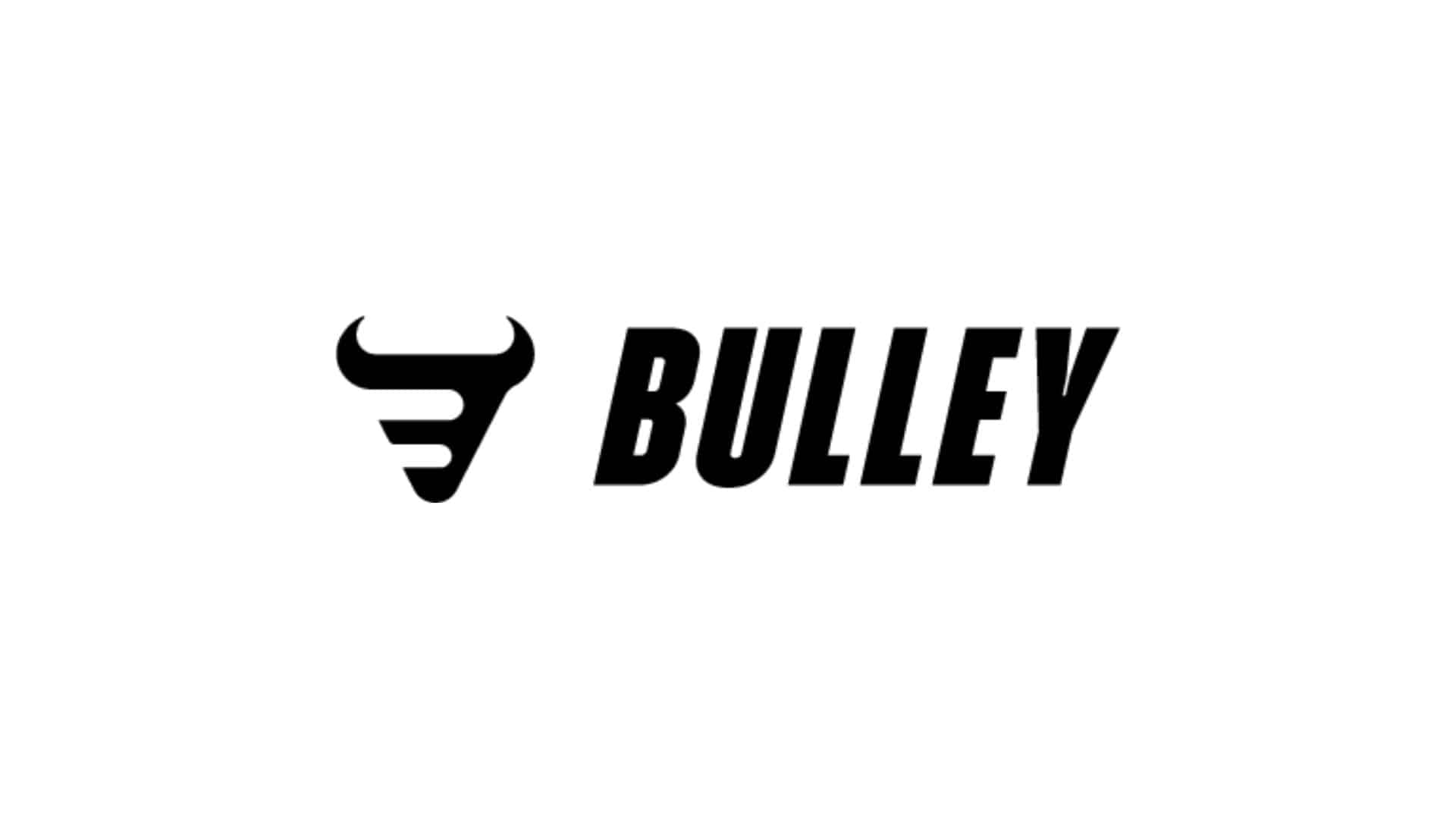 Logotip de BULLEY amb la silueta del toro estilizada